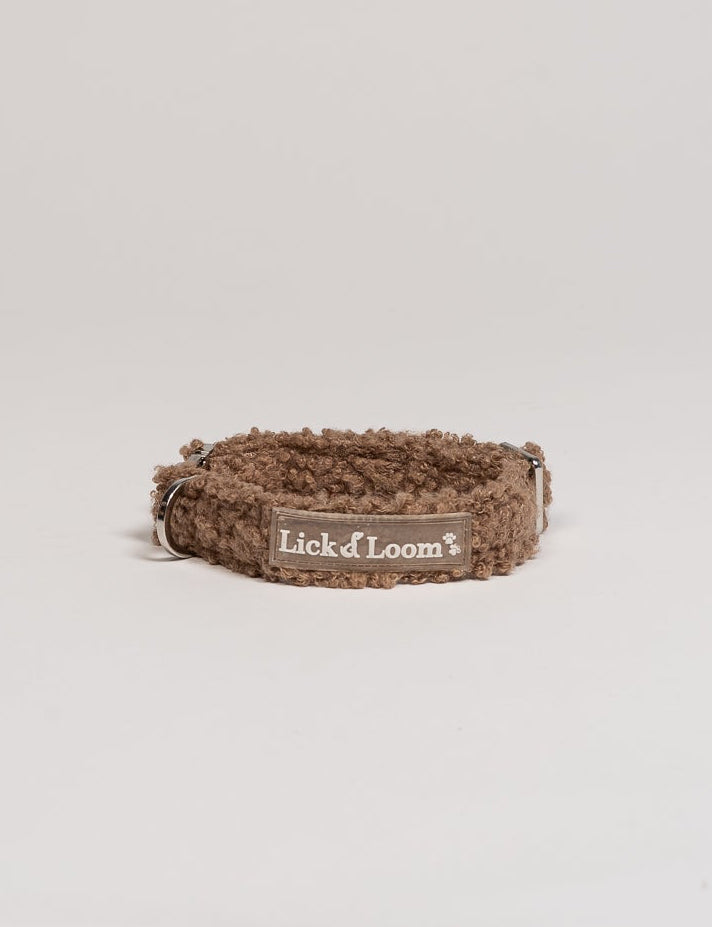 The Furloom Dog Collar Dark brown