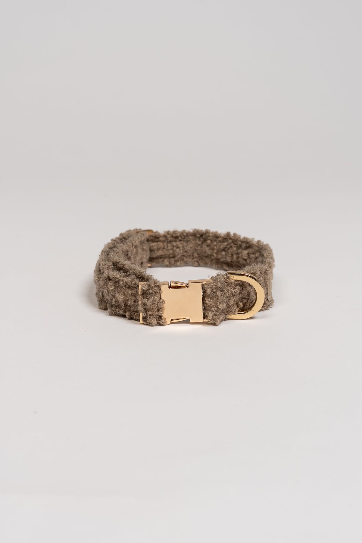 The Furloom Dog Collar mud brown