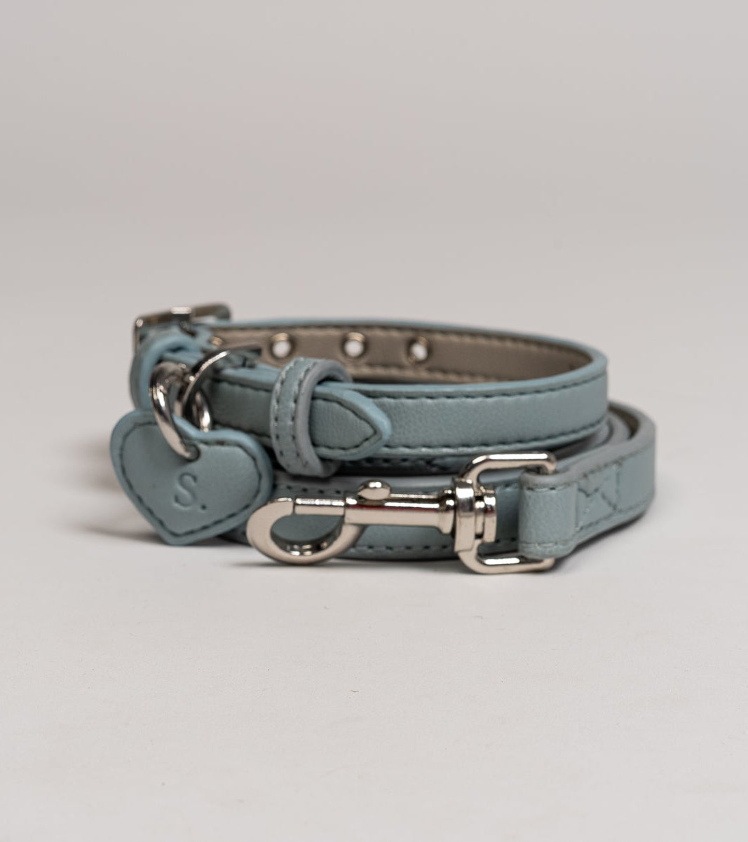 The Heritage Dog collar Blue