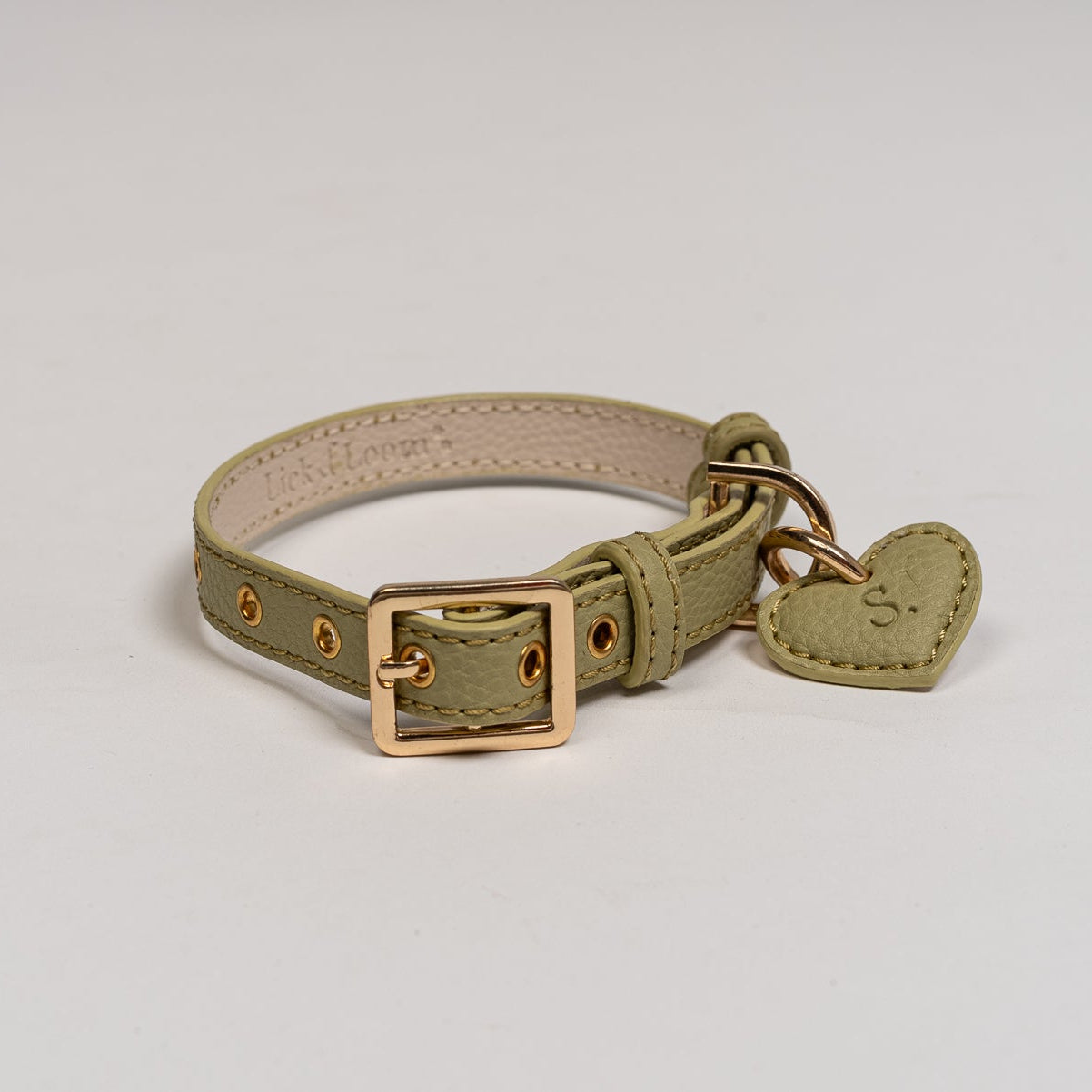 The Heritage Dog collar Green